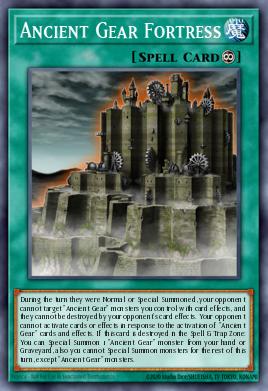 Ancient Gear Fortress Yu-Gi-Oh card