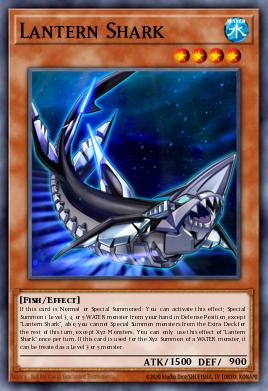 Lantern Shark Yu-Gi-Oh card