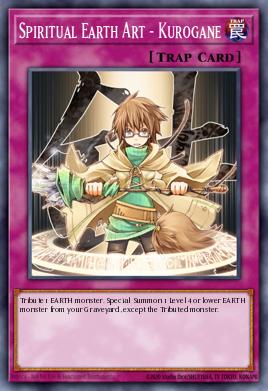 Spiritual Earth Art - Kurogane Yu-Gi-Oh card