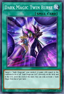 Dark Magic Twin Burst Yu-Gi-Oh card