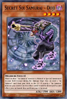 Secret Six Samurai - Doji Yu-Gi-Oh card