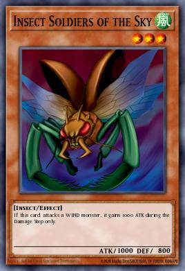 Insect Soldiers of the Sky Yu-Gi-Oh card