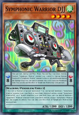 Symphonic Warrior DJJ Yu-Gi-Oh card