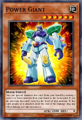 Power Giant Yu-Gi-Oh card
