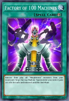 Factory of 100 Machines Yu-Gi-Oh card