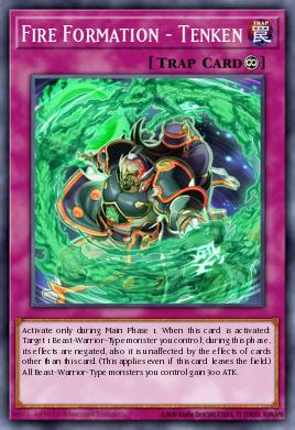 Fire Formation - Tenken Yu-Gi-Oh card