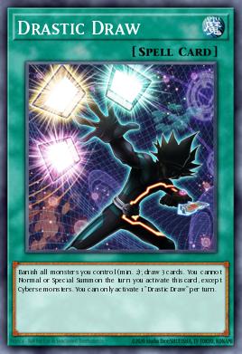 Drastic Draw Yu-Gi-Oh card
