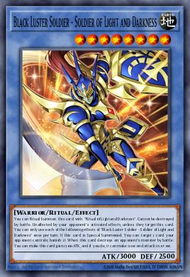 Black Luster Soldier - Soldier of Light and Darkness Yu-Gi-Oh card
