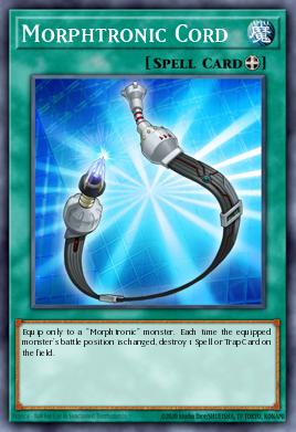 Morphtronic Cord Yu-Gi-Oh card