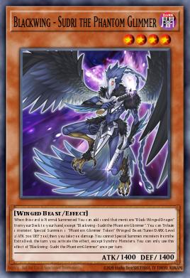 Blackwing - Sudri the Phantom Glimmer Yu-Gi-Oh card