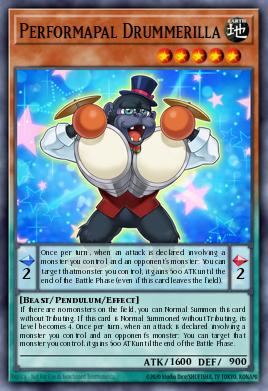 Performapal Drummerilla Yu-Gi-Oh card