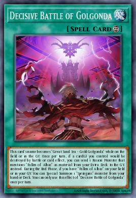 Decisive Battle of Golgonda Yu-Gi-Oh card