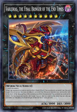 Varudras, the Final Bringer of the End Times Yu-Gi-Oh card