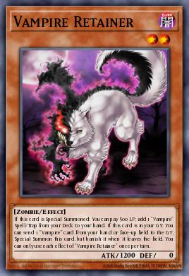 Vampire Retainer Yu-Gi-Oh card