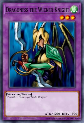 Dragoness the Wicked Knight Yu-Gi-Oh card