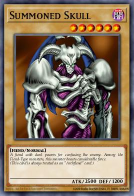 Summoned Skull Sample promotional card card list