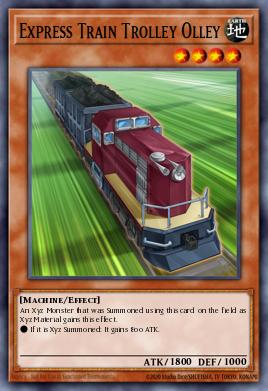 Express Train Trolley Olley Yu-Gi-Oh card