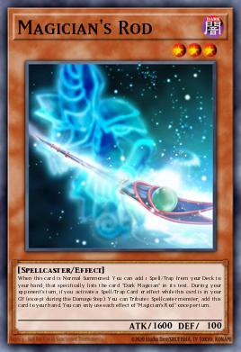 Magician's Rod Yu-Gi-Oh card
