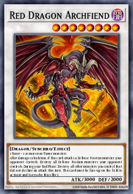 Red Dragon Archfiend Yu-Gi-Oh card