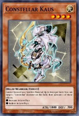 Constellar Kaus Yu-Gi-Oh card