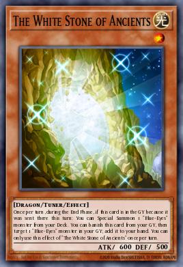 The White Stone of Ancients Yu-Gi-Oh card