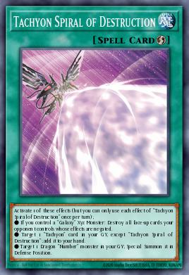Tachyon Spiral of Destruction Yu-Gi-Oh card
