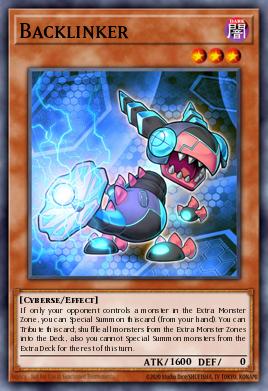 Backlinker Yu-Gi-Oh card
