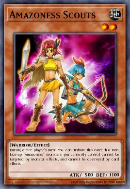 Amazoness Scouts Yu-Gi-Oh card