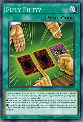 Fifty Fifty? Yu-Gi-Oh card