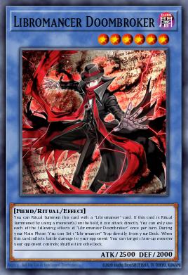 Libromancer Doombroker Yu-Gi-Oh card