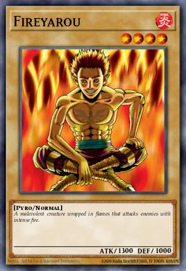 Fireyarou Yu-Gi-Oh card