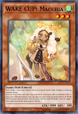 WAKE CUP! Macchia Yu-Gi-Oh card