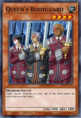 Queen's Bodyguard Yu-Gi-Oh card