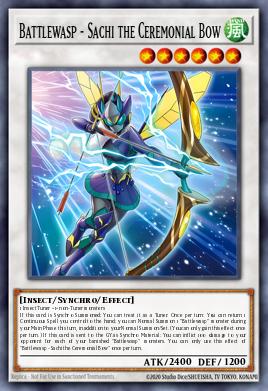 Battlewasp - Sachi the Ceremonial Bow Yu-Gi-Oh card