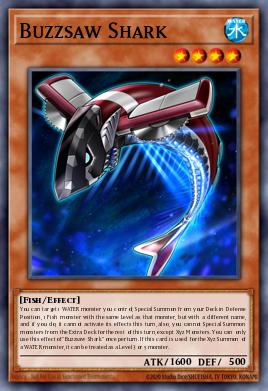 Buzzsaw Shark Yu-Gi-Oh card