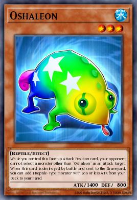Oshaleon Yu-Gi-Oh card