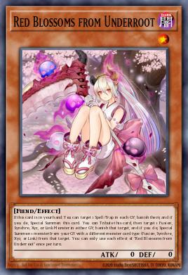 Red Blossoms from Underroot Yu-Gi-Oh card