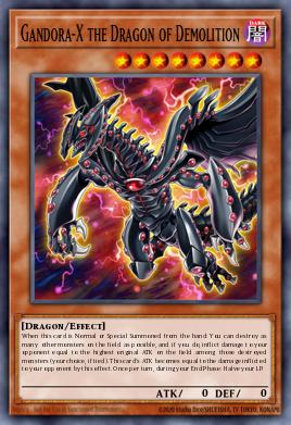 Gandora-X the Dragon of Demolition Yu-Gi-Oh card