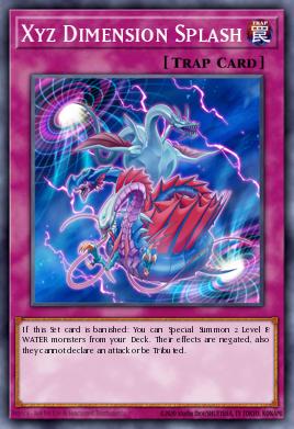 Xyz Dimension Splash Yu-Gi-Oh card