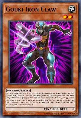 Gouki Iron Claw Yu-Gi-Oh card