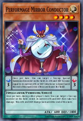 Performage Mirror Conductor Yu-Gi-Oh card