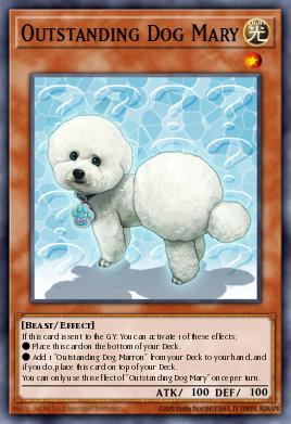 Outstanding Dog Mary Yu-Gi-Oh card