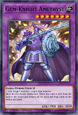Gem-Knight Amethyst Yu-Gi-Oh card