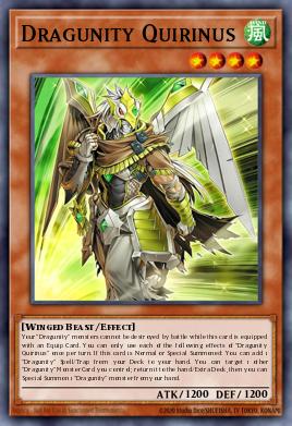Dragunity Quirinus Yu-Gi-Oh card