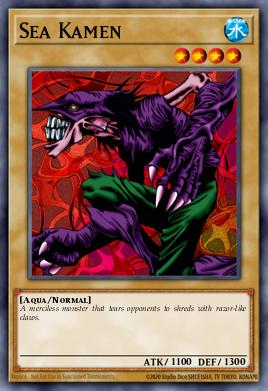 Sea Kamen Yu-Gi-Oh card