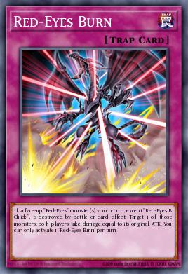 Red-Eyes Burn Yu-Gi-Oh card