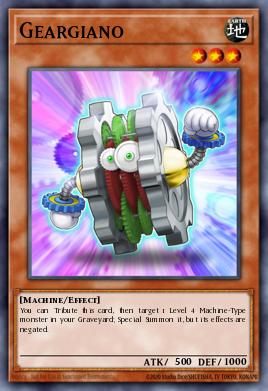 Geargiano Yu-Gi-Oh card