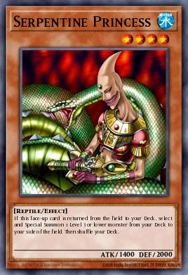 Serpentine Princess Yu-Gi-Oh card