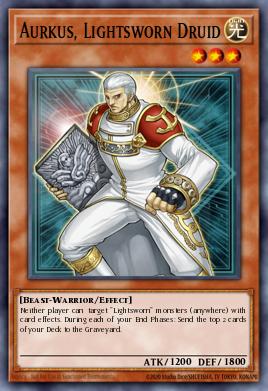 Aurkus, Lightsworn Druid Yu-Gi-Oh card