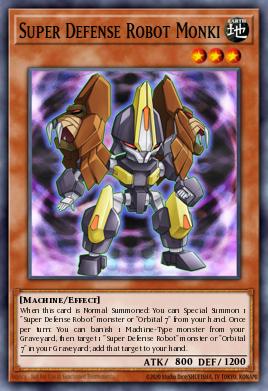 Super Defense Robot Monki Yu-Gi-Oh card